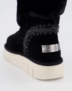 Dames Bounce Boot Shearling Zwart