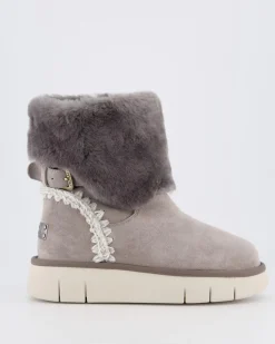 Dames Bounce Boot Shearling Grijs