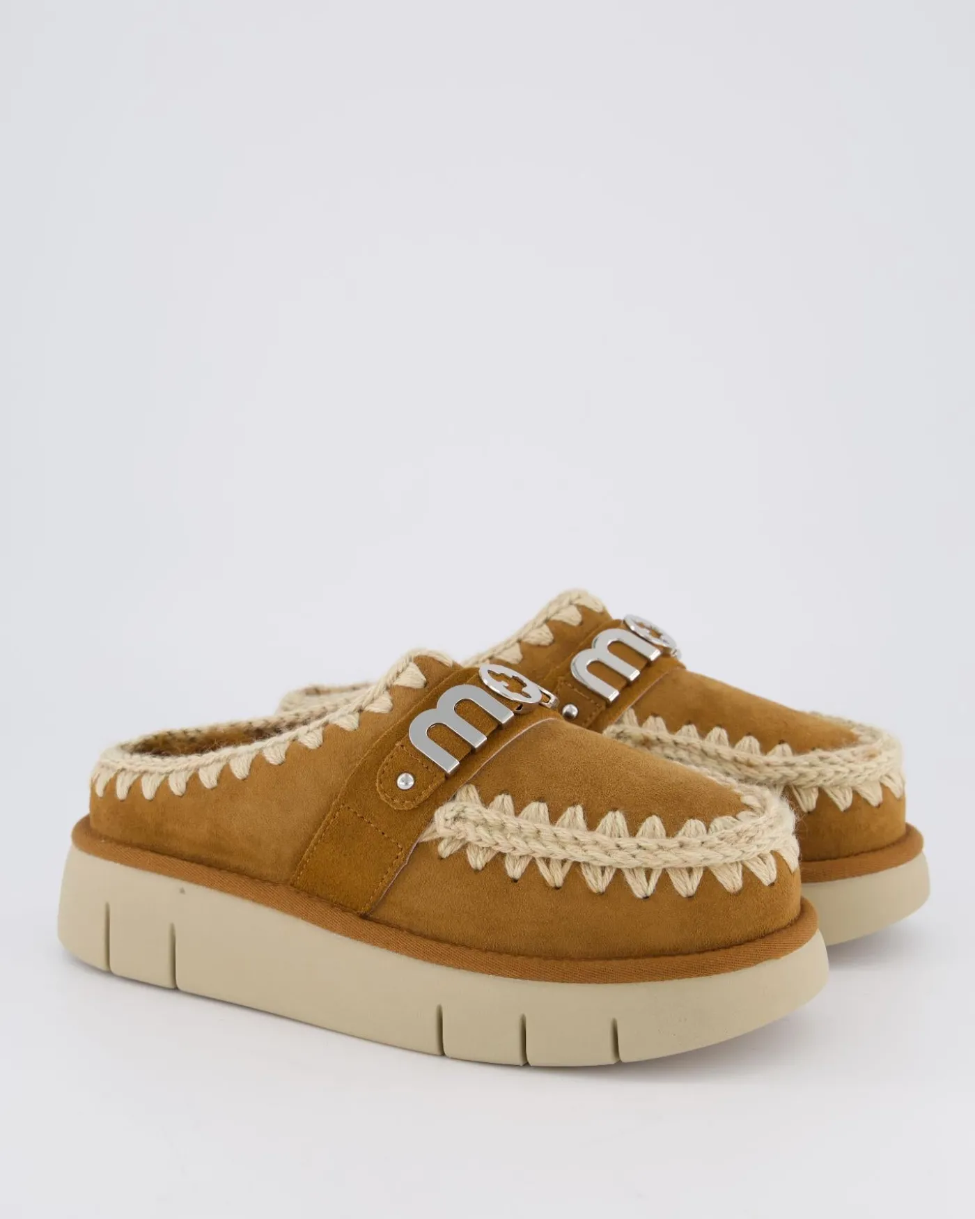 Dames Bounce Clog Cognac