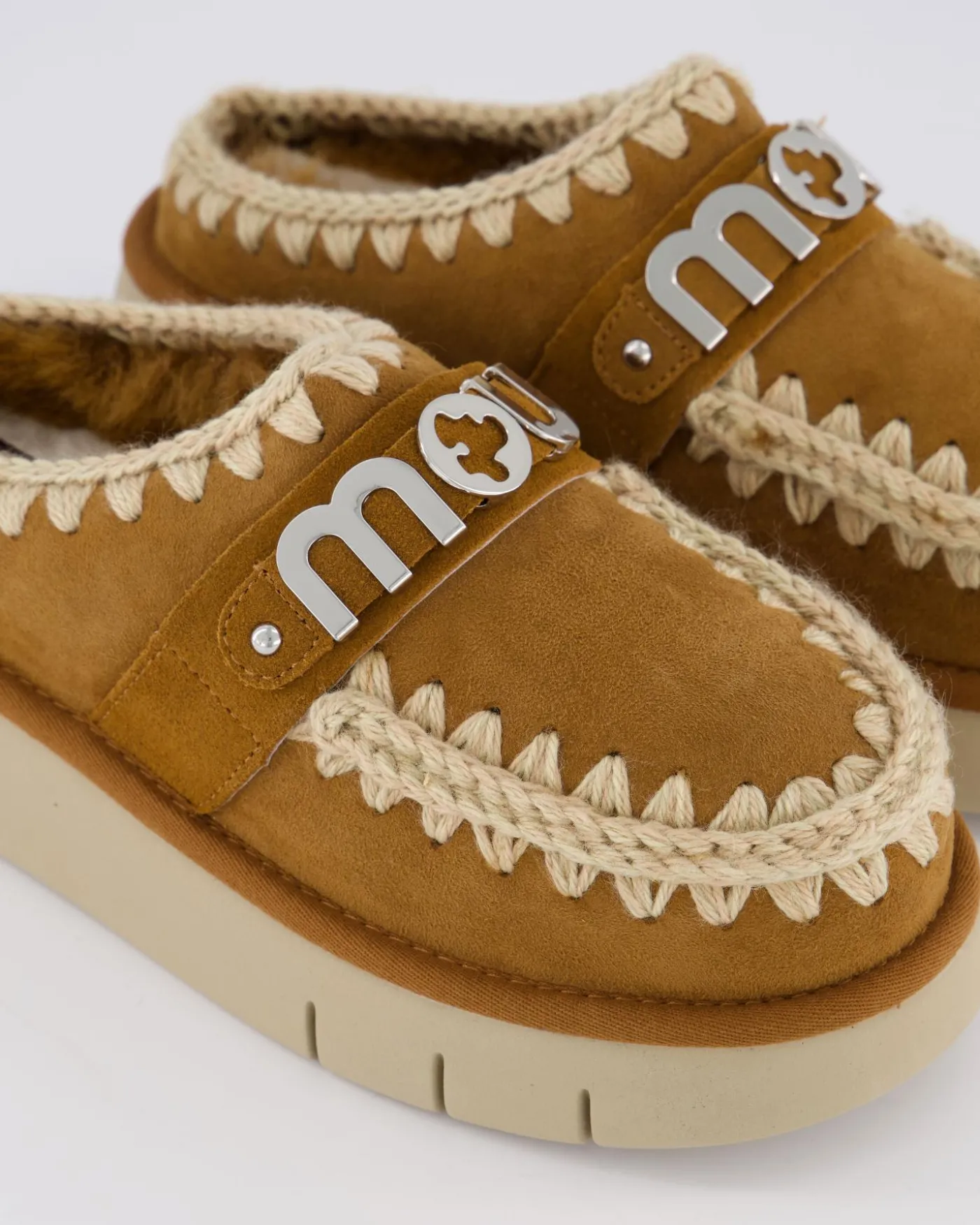 Dames Bounce Clog Cognac