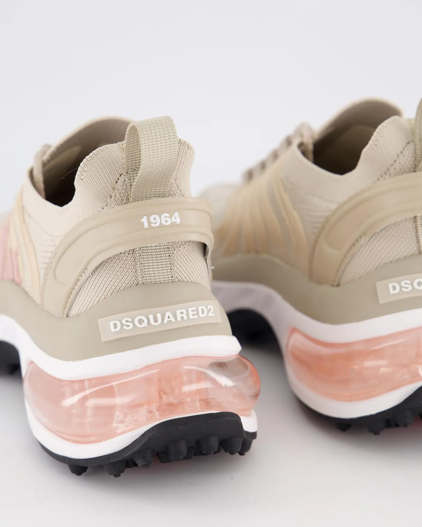 Dames Bubble Sneaker Beige/Roze