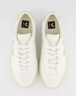 Dames Campo Sneaker Leer Wit/Natural