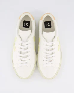 Dames Campo Sneaker Leer Wit/Sunset