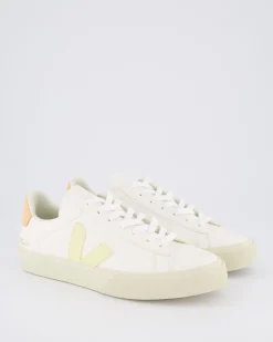 Dames Campo Sneaker Leer Wit/Sunset