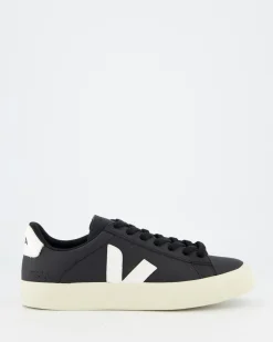 Dames Campo Sneaker Leer Zwart/Wit