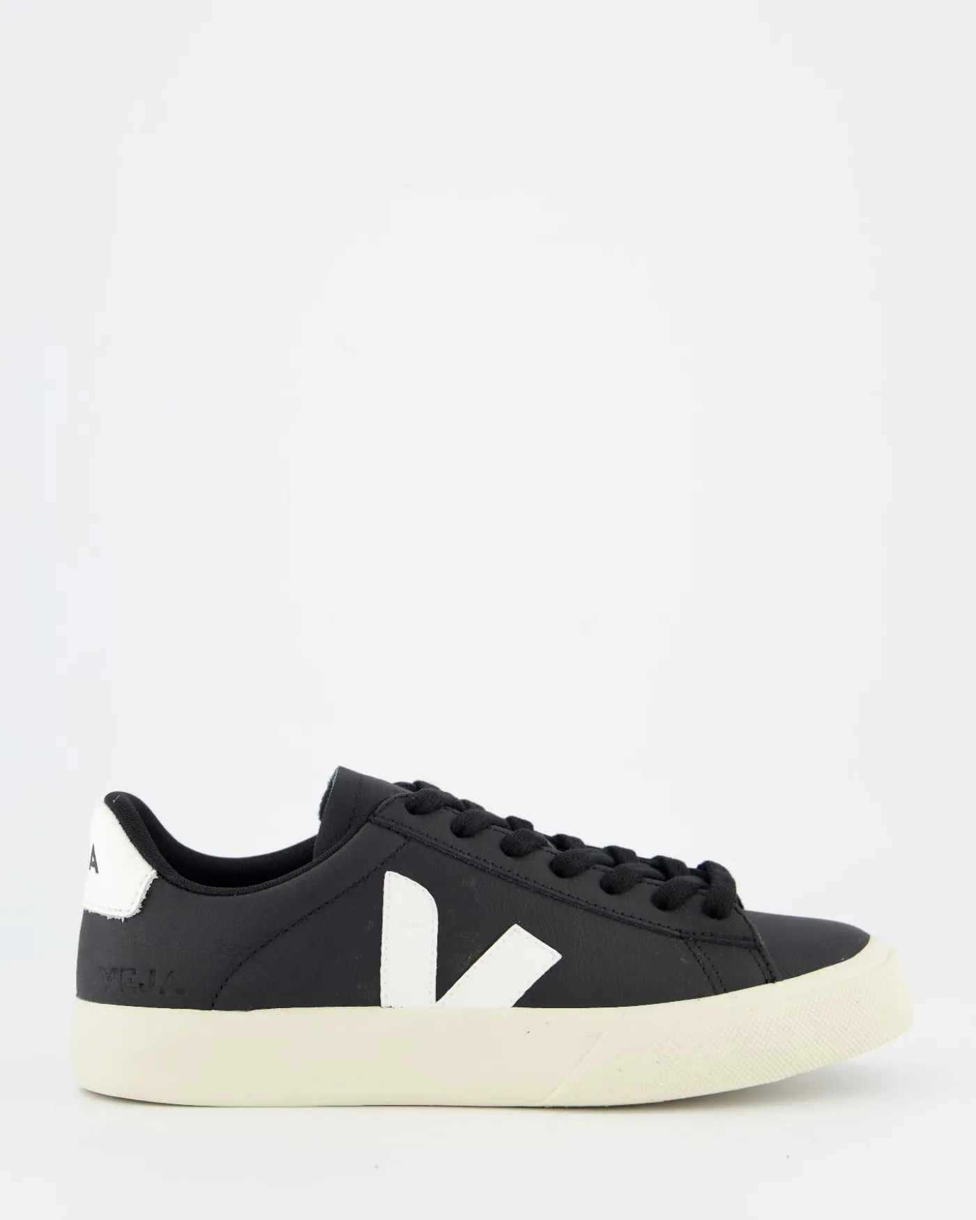Dames Campo Sneaker Leer Zwart/Wit