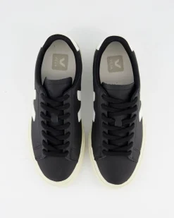 Dames Campo Sneaker Leer Zwart/Wit