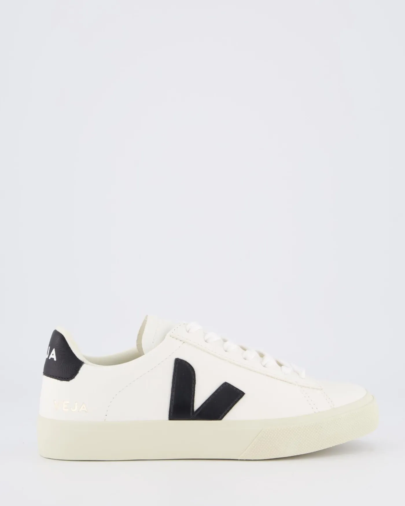 Dames Campo Sneaker Leer Wit/Zwart