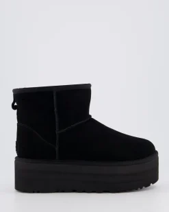 Dames Classic Mini Platform Zwart
