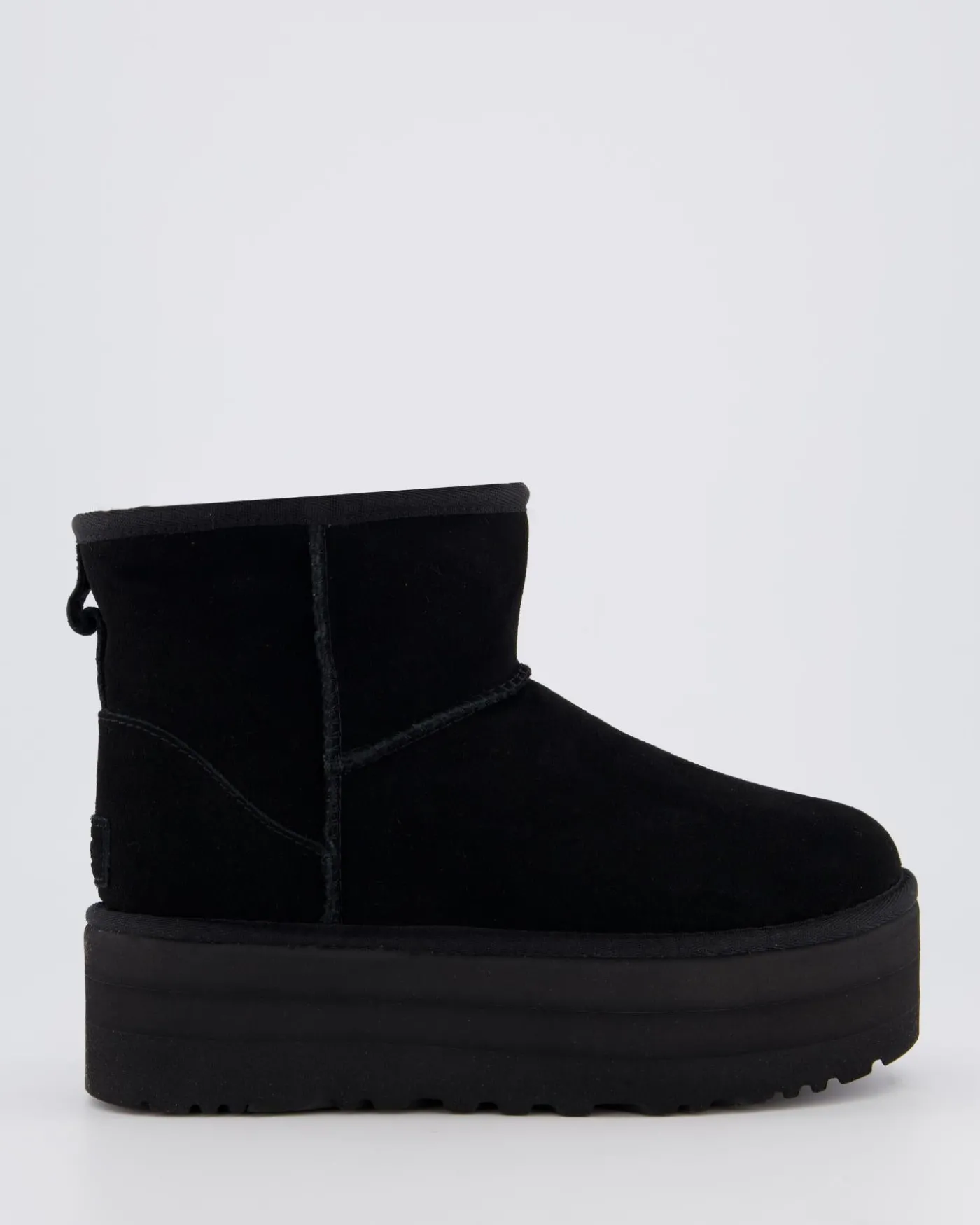 Dames Classic Mini Platform Zwart