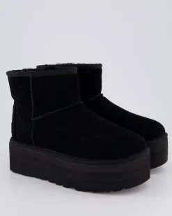 Dames Classic Mini Platform Zwart