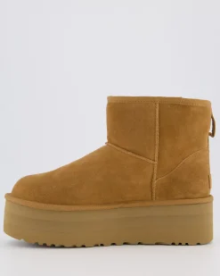 Dames Classic Mini Platform Chestnut