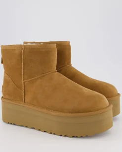 Dames Classic Mini Platform Chestnut