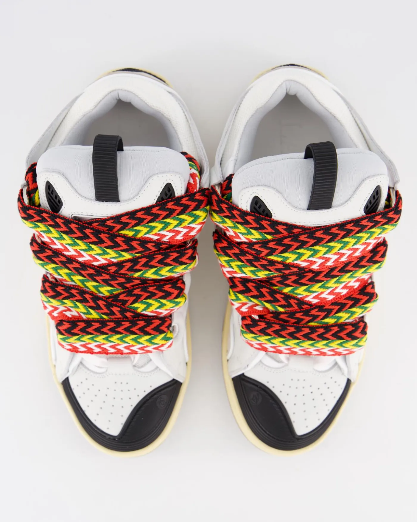 Dames Curb Sneakers Wit/Multi