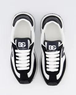 Dames Cushion Sneaker Wit/Zwart