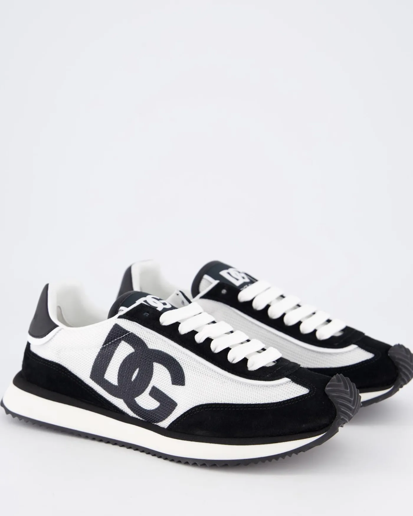 Dames Cushion Sneaker Wit/Zwart