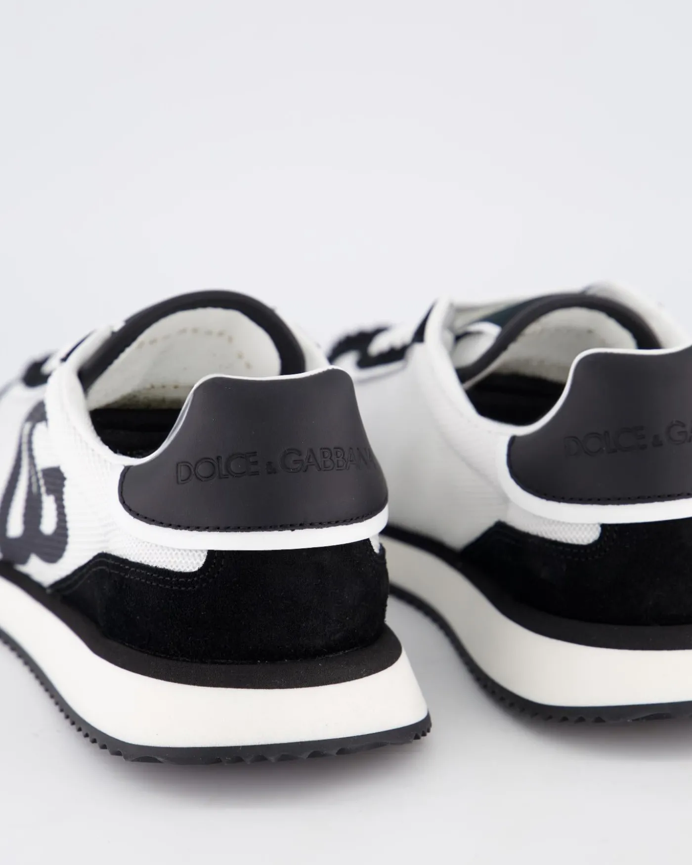 Dames Cushion Sneaker Wit/Zwart