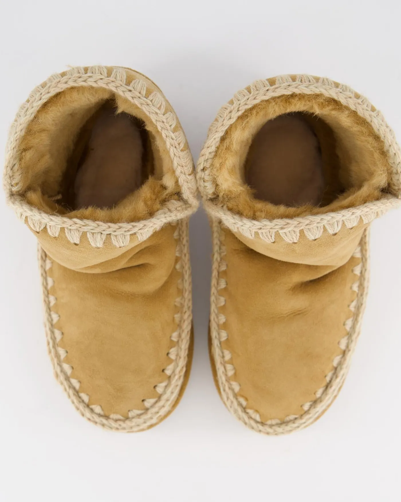 Dames Eskimo 18 Suede Boots Tobacco