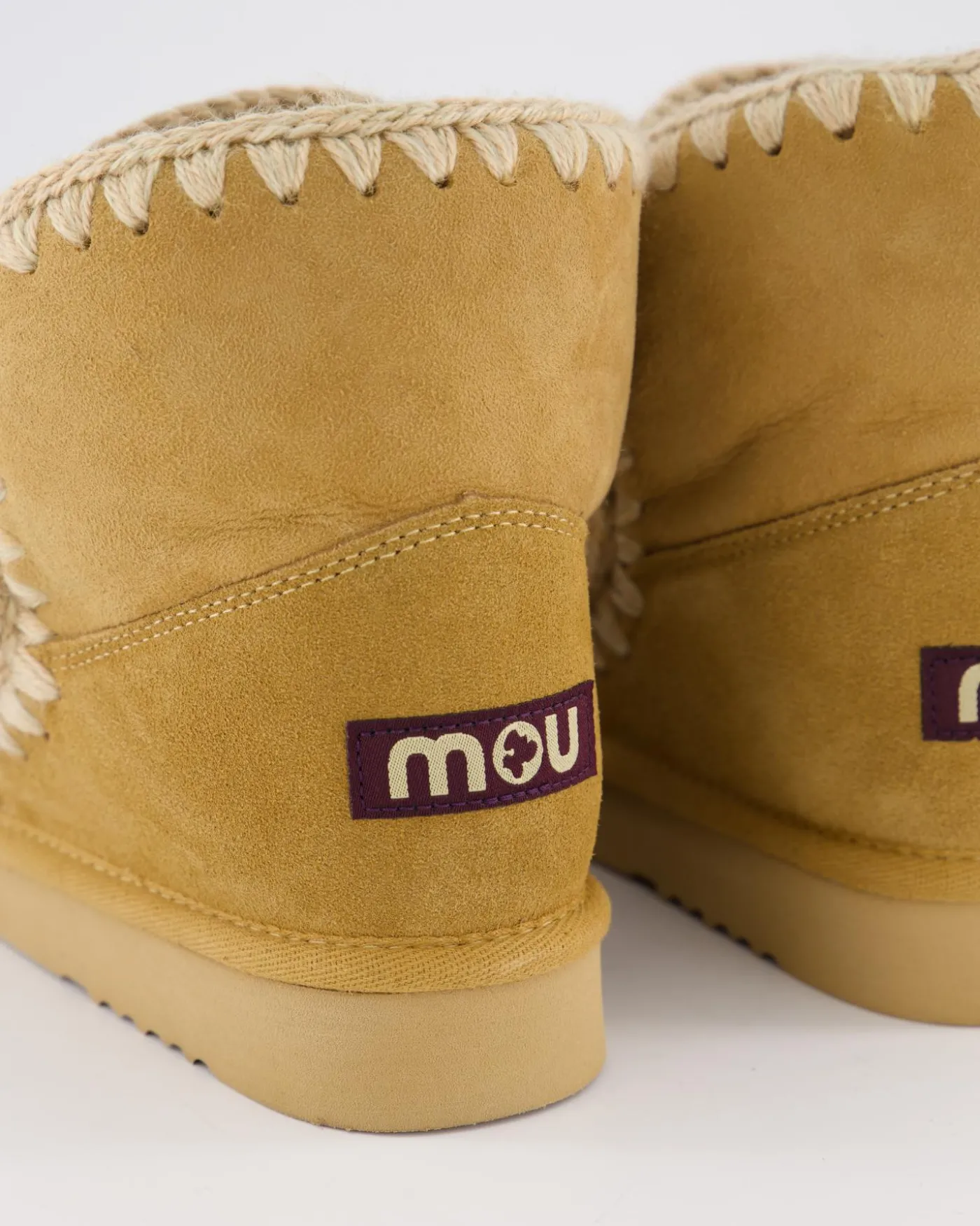 Dames Eskimo 18 Suede Boots Tobacco