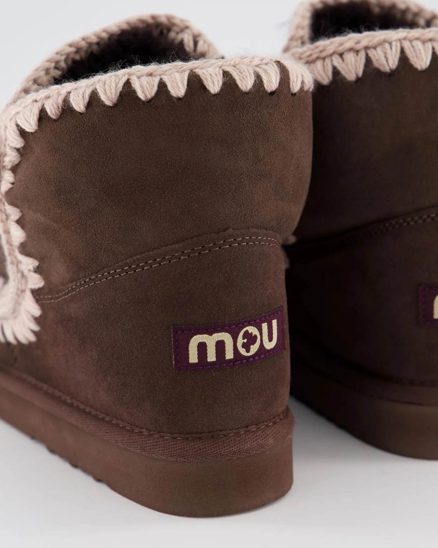 Dames Eskimo 18 Suede boots Mocha
