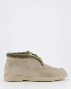Dames Fortune Fur Loafer Bruin