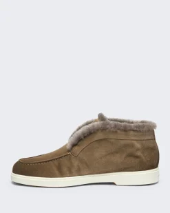 Dames Fortune Fur Loafer Bruin