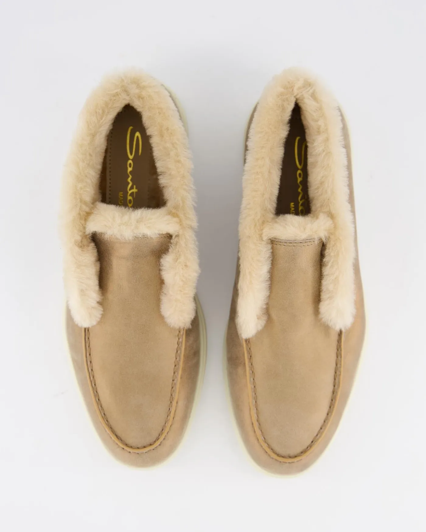 Dames Fortune Fur Loafer Metallic