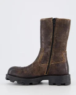 Dames Hammer Biker Boot Bruin