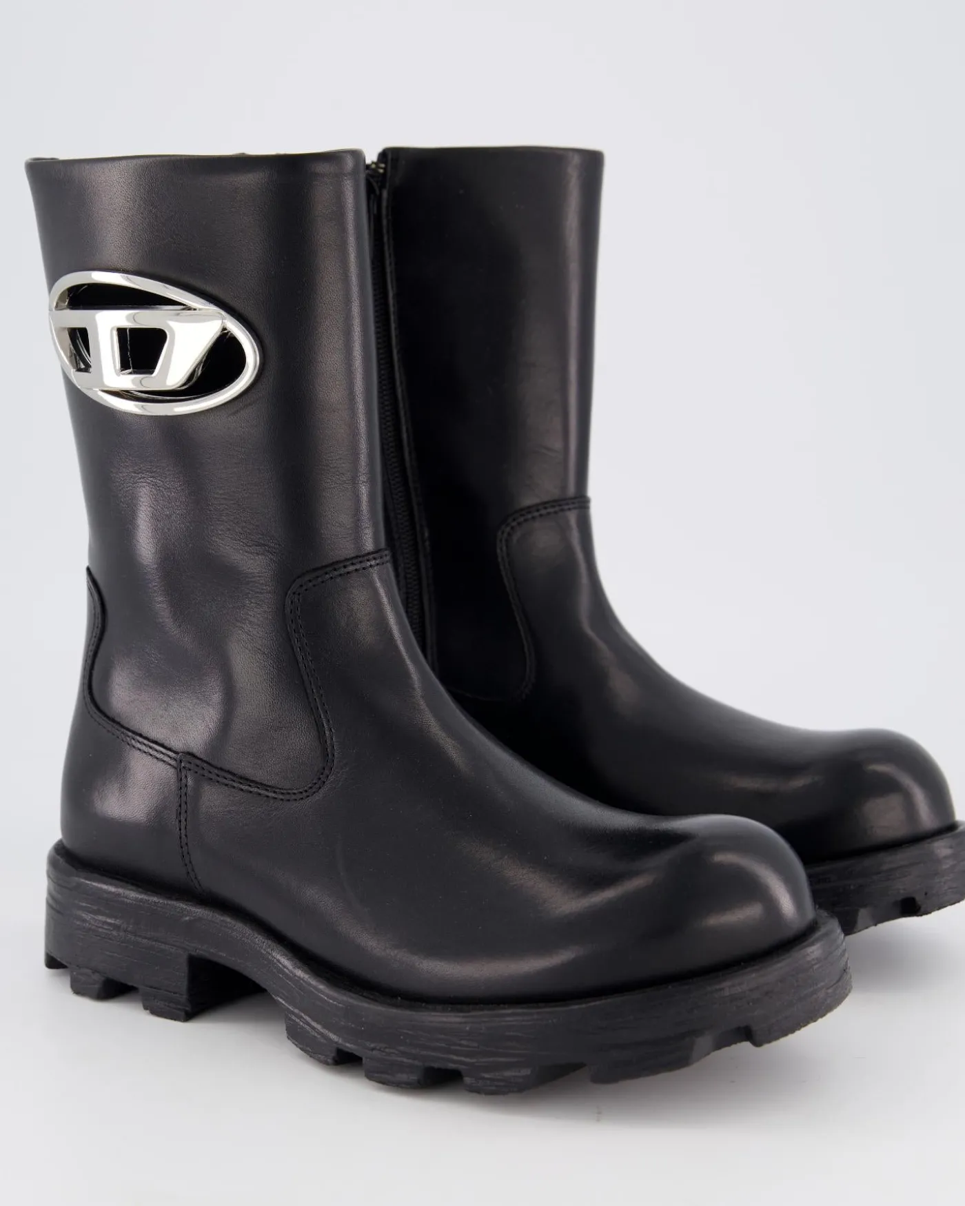 Dames Hammer Biker Boot Zwart