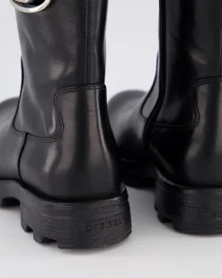 Dames Hammer Biker Boot Zwart