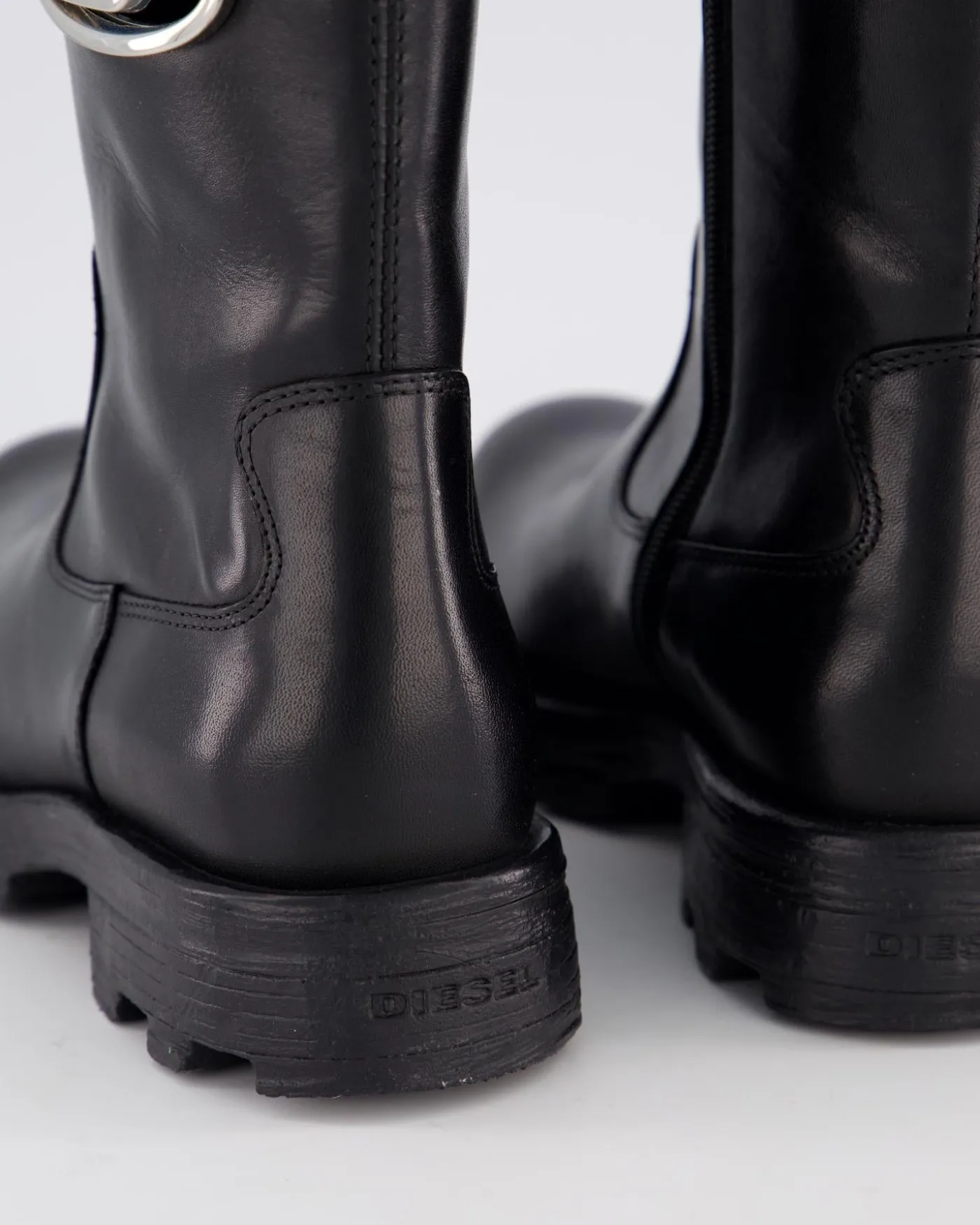 Dames Hammer Biker Boot Zwart