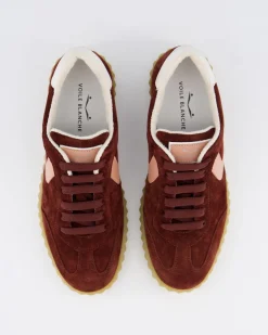 Dames Ines Suede Sneaker Rood