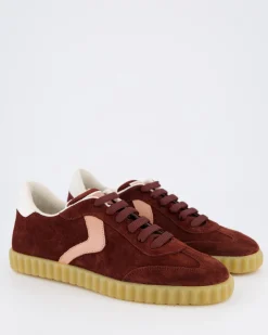 Dames Ines Suede Sneaker Rood