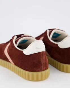 Dames Ines Suede Sneaker Rood