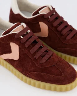 Dames Ines Suede Sneaker Rood