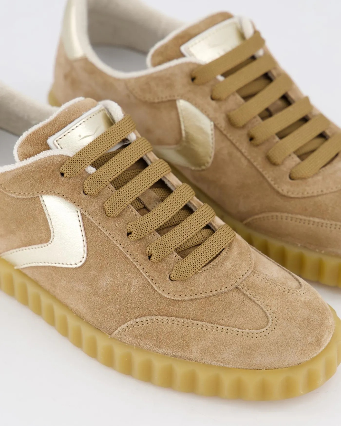 Dames Ines Suede Sneaker Beige