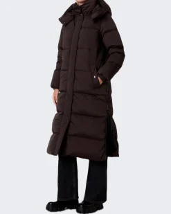 Dames Kelly Long Parka Bruin