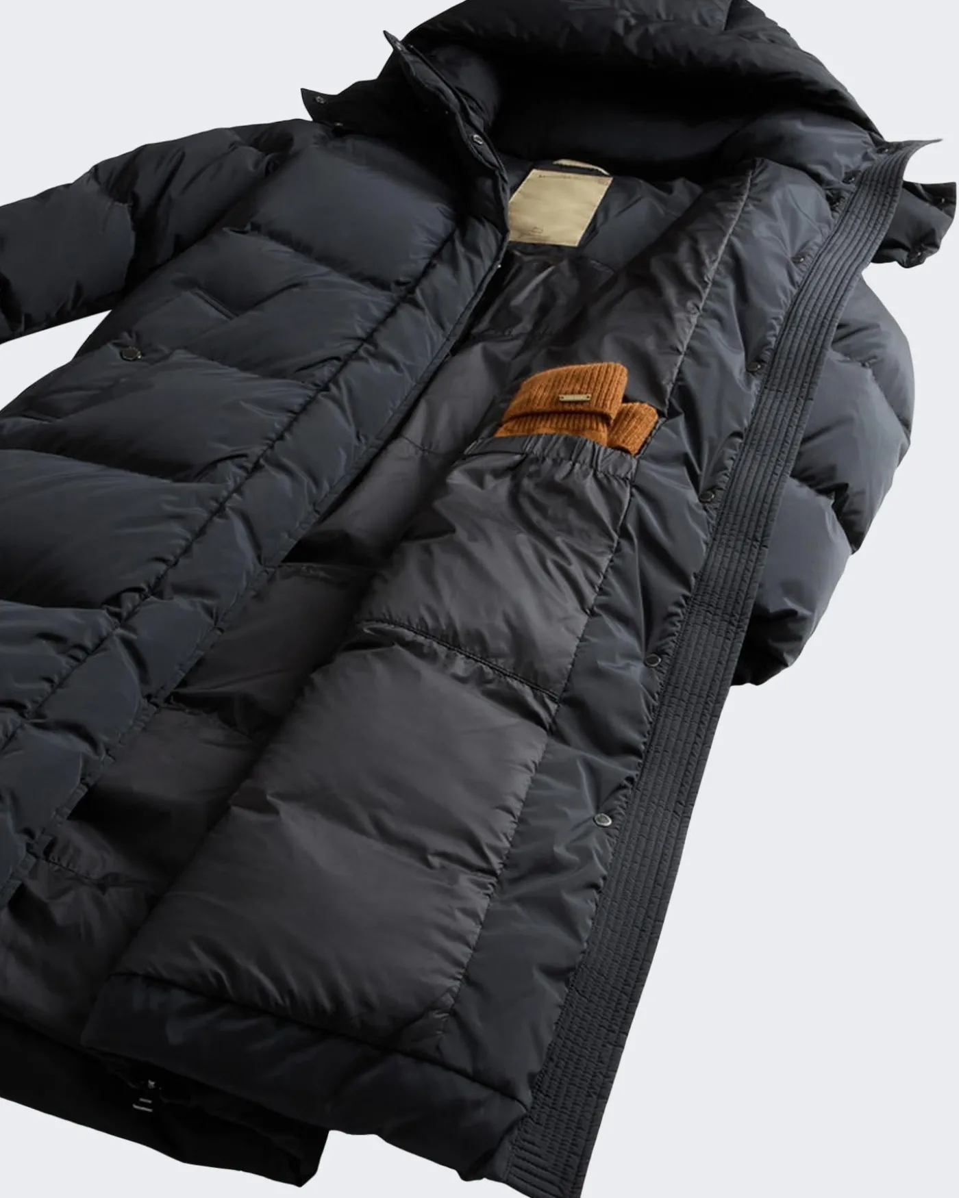Dames Kelly Long Parka Zwart
