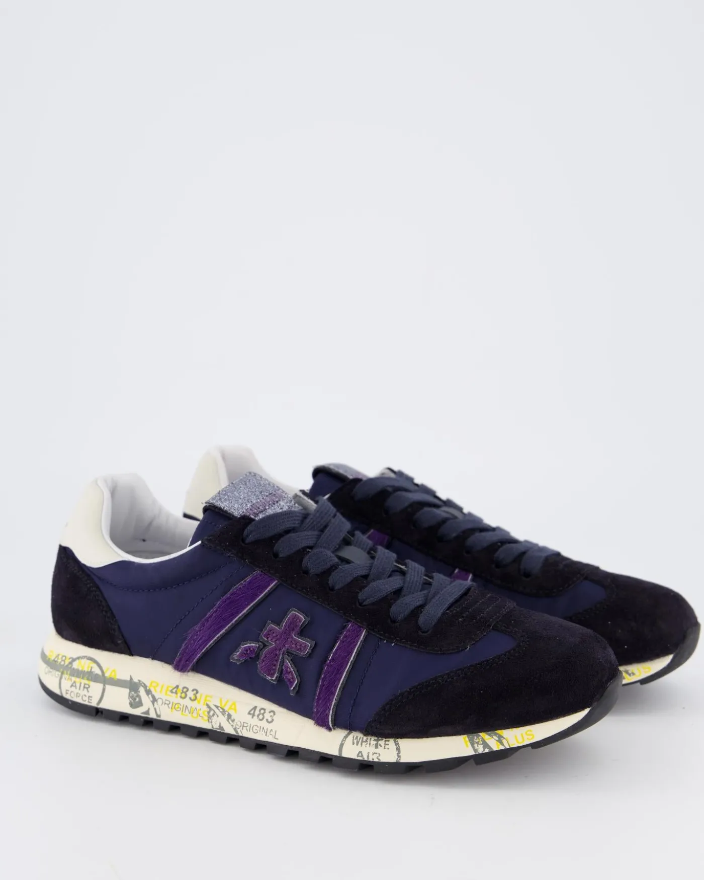 Dames Lucy Sneaker Blauw/Paars