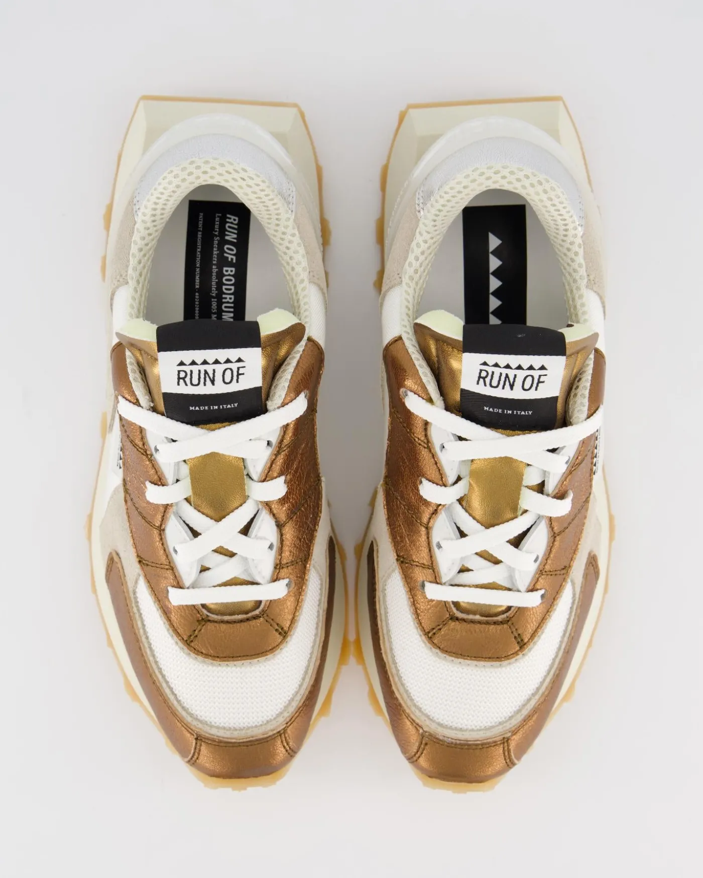 Dames Mango Sneaker Wit/Metal