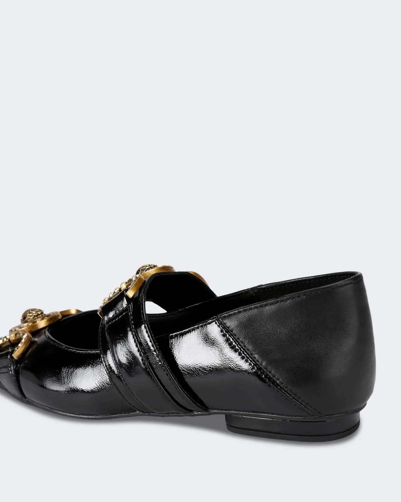 Dames Mansion Point Ballerina Zwart