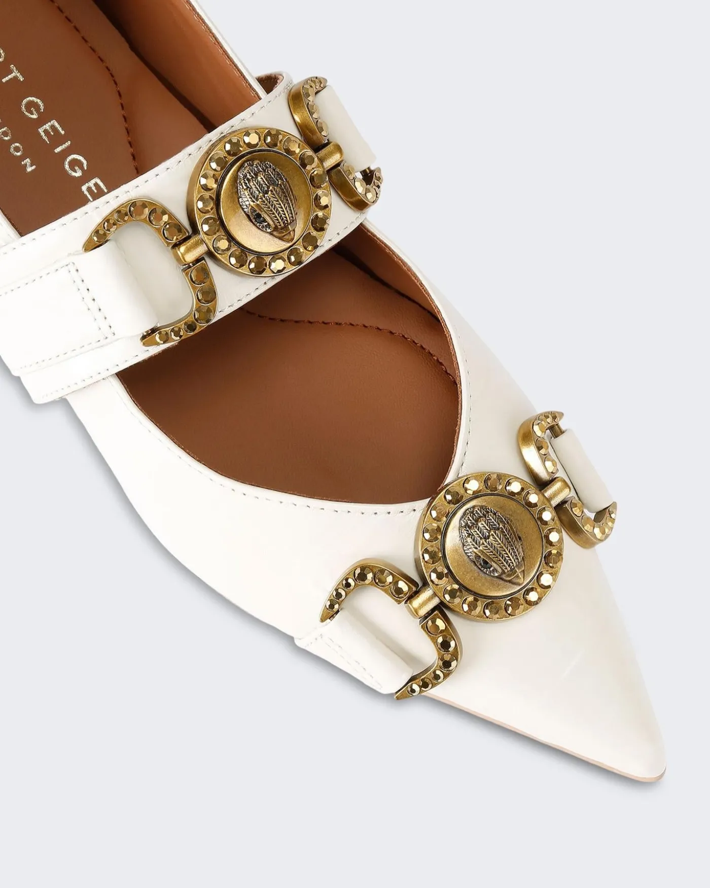 Dames Mansion Point Ballerina Wit