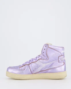 Dames Mi Basket Metal Sneaker Paars