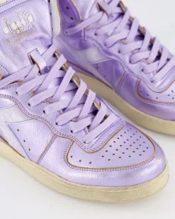 Dames Mi Basket Metal Sneaker Paars