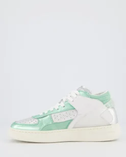 Dames Mid Metal Sneaker Groen
