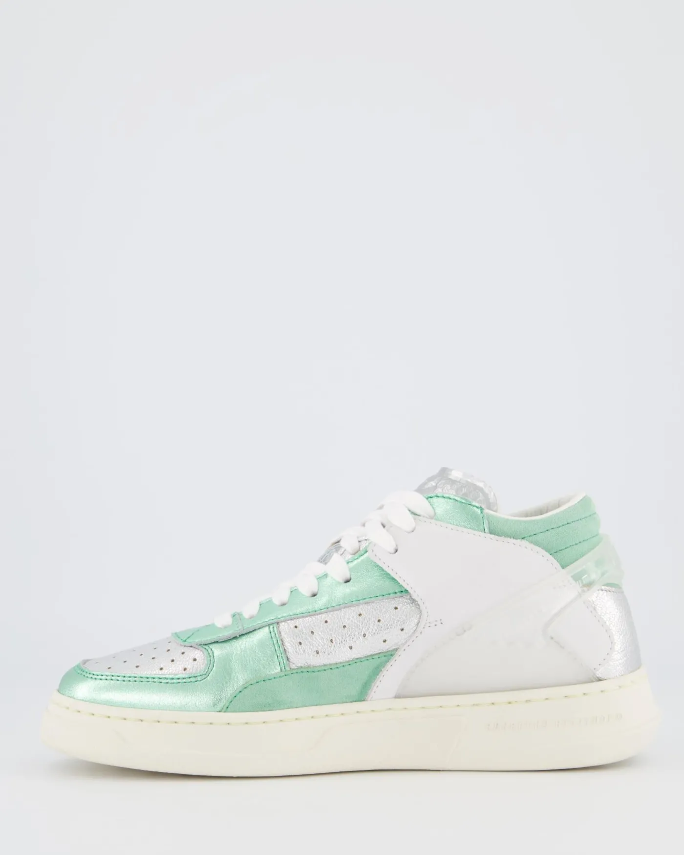 Dames Mid Metal Sneaker Groen