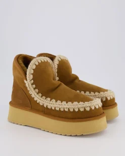 Dames Mini Eskimo Platform Cognac