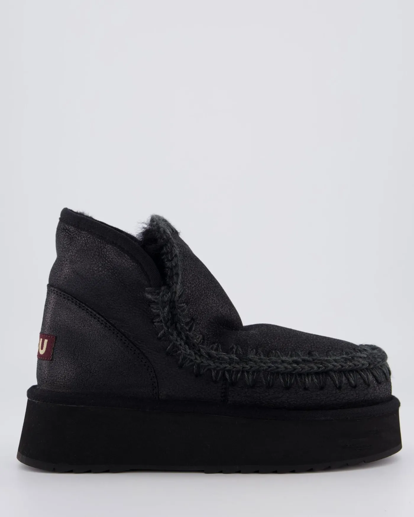 Dames Mini Eskimo Platform Zwart