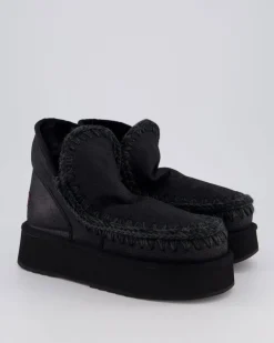 Dames Mini Eskimo Platform Zwart