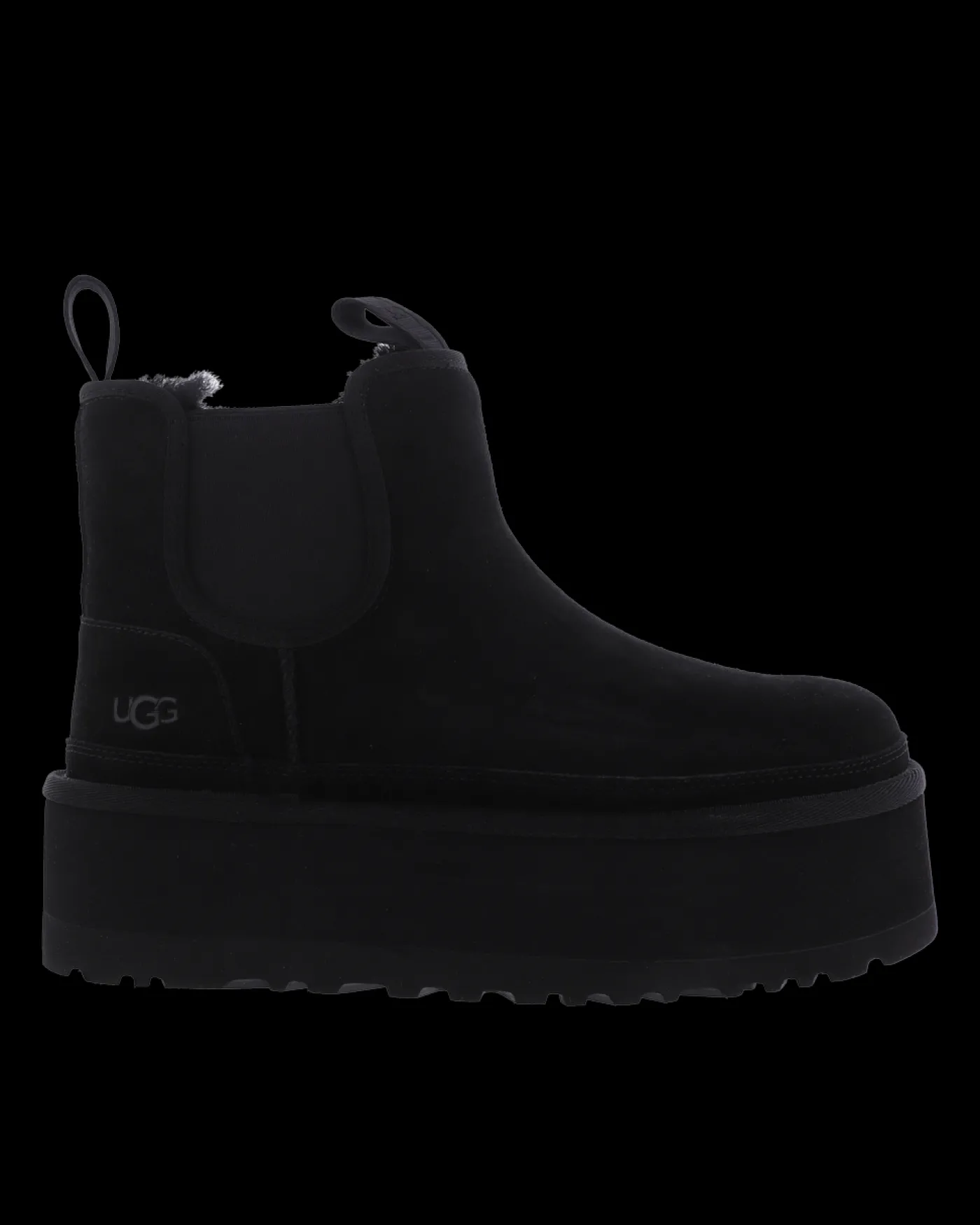 Dames Neumel Platform Chelsea Zwart